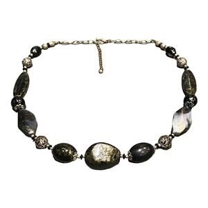 Black, Gray, and Silver Necklace